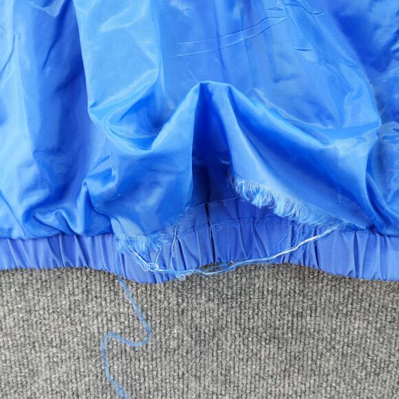 Vintage PA Originals Mens Hooded Jacket Coat Size M Blue White Snaps Front - Picture 11 of 13